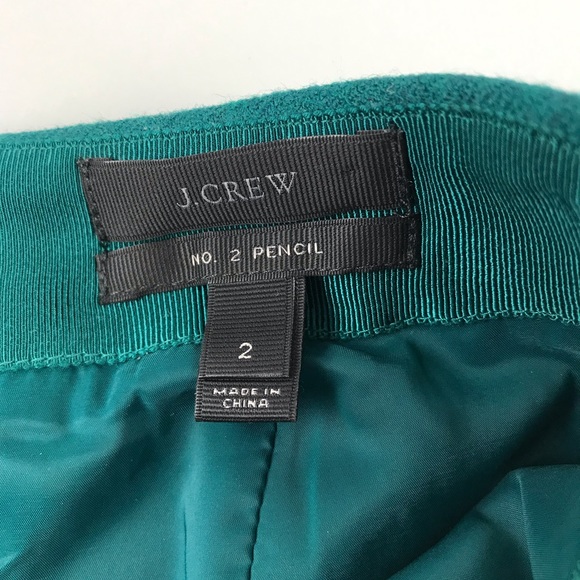 J Crew $120 No. 2 Pencil Skirt Double Serge Wool - Picture 5 of 6